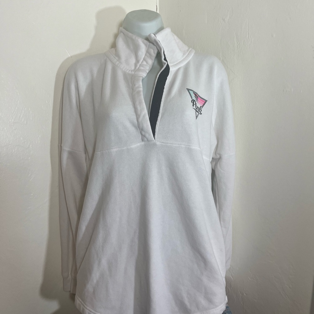 Victoria's Secret PINK Sweatshirt with Pink and Teal Logo